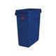 Rubbermaid Slim Jim Recycling Container 60 Litre Blue 1971257