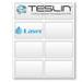 Teslin Synthetic Paper- for Laser Printers - Micro-Perforated 8-up - 10 mil | 5