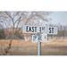 Streets Sign Road Signs Road Travel Marker - Laminated Poster Print - 12 Inch by 18 Inch with Bright Colors and Vivid Imagery