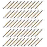 50Pcs/Lot Bamboo Ballpoint Pen Stylus Contact Pen Office & School Supplies Pens & Writing Supplies Gifts with Blue Ink