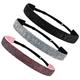 3pcs Elastic Headband Non Headwear Yoga Headband Fashion Head Wrap Sports Head Band for Woman Girl Lady (Slilver Colorful 1 and Colorful 2 One for Each)