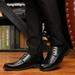 Gubotare Oxford Shoes for Men Wide Mens Dress Shoes Retro Plain Toe Business Casual Walking Shoes Tennis Comfortable (Black 11)