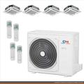 Cooper & Hunter Mini Split AC Heat Pump Multi 4 Zone 9000 12000 12000 12000 BTU