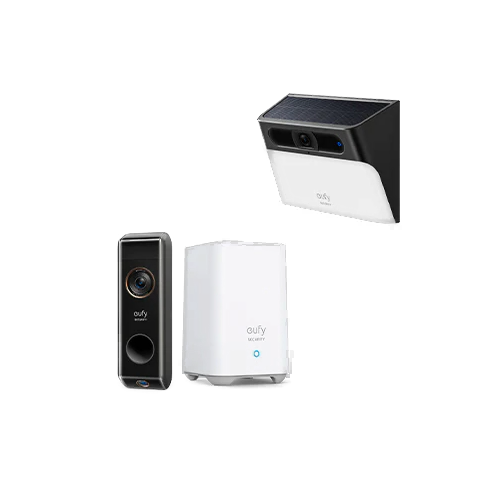 Video Doorbell S330 + Solar Wall Light Cam S120