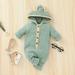 Vedolay Boy s 2023 Jumpsuits Boys Winter Long Sleeve Romper Ruffle Casual Long Jumpsuit Pants Green 9-12M