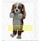 Beagle Dog Basset Hound Mascot Costume Adult Cartoon Character Outfit Suit Soliciting Business Athletics Meet zz7957