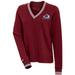 Women's Antigua Burgundy Colorado Avalanche Parker V-Neck Pullover Top