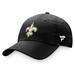 Men's Fanatics Branded Black New Orleans Saints Fundamental Adjustable Hat