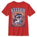 Youth Red Lilo and Stitch Groovy T-Shirt