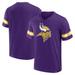 Men's Fanatics Branded Purple Minnesota Vikings Jersey Tackle V-Neck T-Shirt