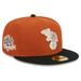 Men's New Era Orange/Black Oakland Athletics 59FIFTY Fitted Hat