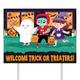 Kansas City Chiefs 24" Welcome Trick Or Treaters Yard Sign