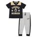 Toddler Colosseum Black/Heather Gray Purdue Boilermakers Ka-Boot-It Jersey & Pants Set