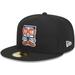 Men's New Era Black Syracuse Mets Theme Nights Clocks 59FIFTY Fitted Hat