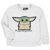 Toddler Heather Gray The Mandalorian Child Stronger Than You Think Pullover Sweatshirt
