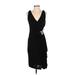 Badgley Mischka Cocktail Dress: Black Dresses - Women's Size 2