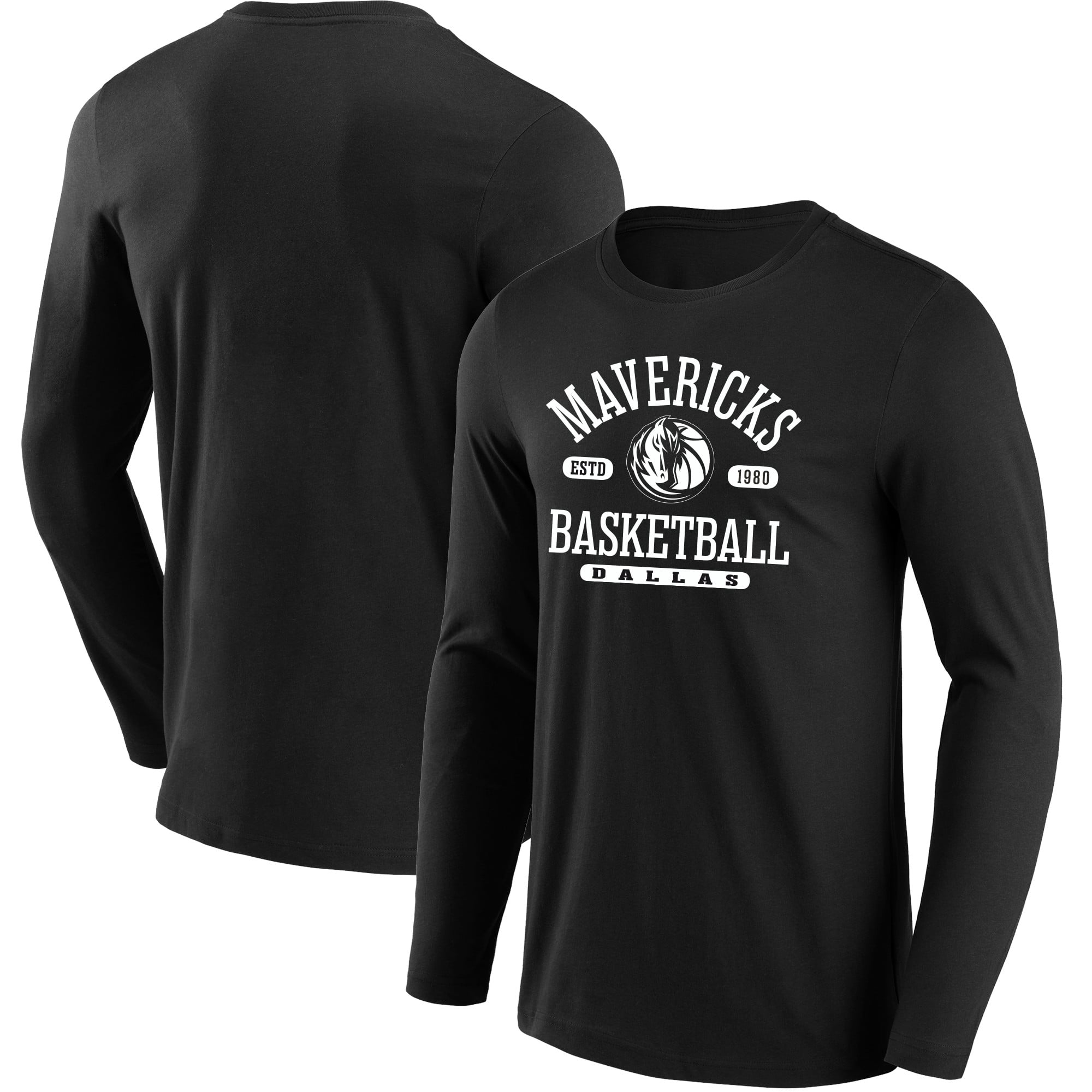 Dallas Mavericks Calling Plays Grafik-Langarm-T-Shirt – Herren