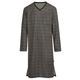 Pyjama TRIGEMA "TRIGEMA Nachthemd mit praktischer Brusttasche" Gr. XXL, schwarz Herren Homewear-Sets Schlafshirt Pyjamas