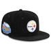 Men's New Era Black Pittsburgh Steelers Throwback Cord 59FIFTY Fitted Hat