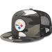 Men's New Era Urban Camo Pittsburgh Steelers 9FIFTY Trucker Snapback Hat