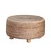 Diamond Sofa Jute, Wood Accent Stool in Brown | 14 H x 24.75 W x 24.75 D in | Wayfair STOOLJU