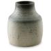 Signature Design by Ashley Moorestone Ceramic Table Vase Ceramic in Gray | 13 H x 11.2 W x 11.2 D in | Wayfair A2000593