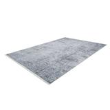 Gray 59 x 39 x 0.4 in Area Rug - Williston Forge Jaynanne Cotton Indoor/Outdoor Area Rug w/ Non-Slip Backing Cotton | 59 H x 39 W x 0.4 D in | Wayfair