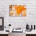 Bay Isle Home™ Zubair Lily Of The Valley On Canvas by Judy Stalus Print Canvas in Orange | 12 H x 18 W x 0.75 D in | Wayfair