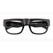 Male s square Shiny Black Eco Friendly,Plastic Prescription eyeglasses - Eyebuydirect s Balsam