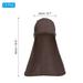 3pcs Sun Shade Hat Neck Shade, Fishing Hat Cooling Skull Cap, Brown - M (US 10)