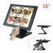 High Res 15 LCD Touch Screen Monitor kit VGA Stand Touch Screen POS USB 15Inch