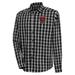 Men's Antigua Black/Gray Chicago Bears Carry Long Sleeve Button-Up Shirt