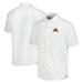 Men's Tommy Bahama White Minnesota Golden Gophers Coconut Point Palm Vista IslandZone Camp Button-Up Shirt