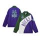 Men's Mitchell & Ness White Milwaukee Bucks Hardwood Classics Arched Retro Lined Full-Zip Windbreaker Jacket