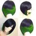 hair wigs for women Fashion Full Wig Short Cover Bang Wig Styling Cool Wigs with Bangs Adult Female Costume Wigs Toupees Green