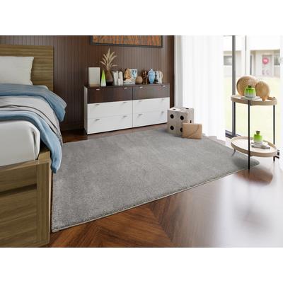 Teppich OCI DIE TEPPICHMARKE "NEW VILLA MELANGE, auch als Läufer", grau (dunkelgrau), B:140cm H:20mm L:200cm, Polypropylen (PP), Teppiche, dicht maschinell gewebt, strapazierfähig, uni, alle Wohnräume Image