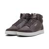 Winterboots PUMA "SHUFFLE MID FUR", Damen, Gr. 44,5, grau (flat schwarz gray, cast iron, cool light gray), Synthetik, sportlich, Schuhe, Sneakerboots, Winterschuhe