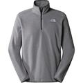 The North Face Herren 100 Glacier 1/4 Zip Pullover (Größe XL, grau)