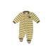 Carter's Short Sleeve Outfit: Yellow Color Block Bottoms - Size 3 Month