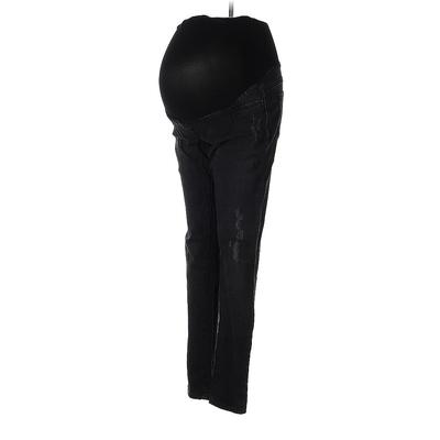 LED Luxe Essentials Denim Jeans - Low Rise: Black Bottoms - Women's Size 28 Maternity
