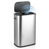 Bring Home Furniture 14.5 Motion Sensor Trash Can Automatic Garbage Dustbin in Gray | 24 H x 16.5 W x 11 D in | Wayfair MAG-A47-TB-002-SS