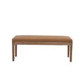 Winston Porter Classic Bench Faux Leather/Leather in Brown | 18.75 H x 45.5 W x 16 D in | Wayfair 1944E8EF093E4CC5A3CDF85C850EF023