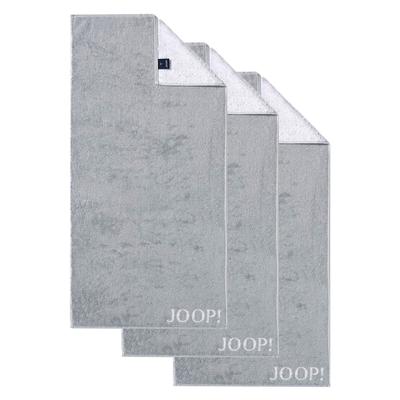 JOOP! Handtuch 3er Pack 'Classic / Infinity Signature' Baumwolle Grau Image