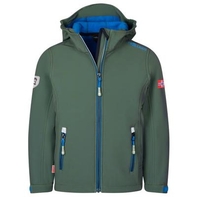Trollkids - Kid's Trollfjord Jacket - Softshelljacke Gr 110 oliv Image