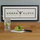 Vodka O Clock - Clock Frame by Vintage Playing Cards - Mother's Day Gift