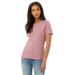 Bella + Canvas 6416 Women's Relaxed Jersey Short-Sleeve T-Shirt in Orchid size Large | Triblend 6413, 6400CVC, 6400, BC6413, BC6400CVC, B6400, BC6400