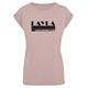 T-Shirt MERCHCODE "Damen Ladies Layla - Limited Edition T-Shirt" Gr. XS, rosa (duskrose) Herren Shirts T-Shirts