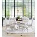 Picket House Furnishings Robertson Round Dining-white Wing Slat Back Side Chair (2 pcs per Carton)