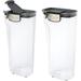 Progressive International ProKeeper+ Clear Plastic Airtight Food Baker's Kitchen Storage Organization