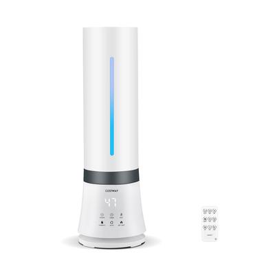 5.5L Cool Mist Humidifiers with Remote Control and 12 Hours Timer - 8.5" x 8.5" x 26.8"